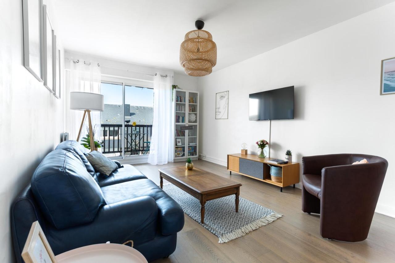 Le Cosy Avec Piscine, Balcon Et Parking Appartement Trouville-sur-Mer Buitenkant foto